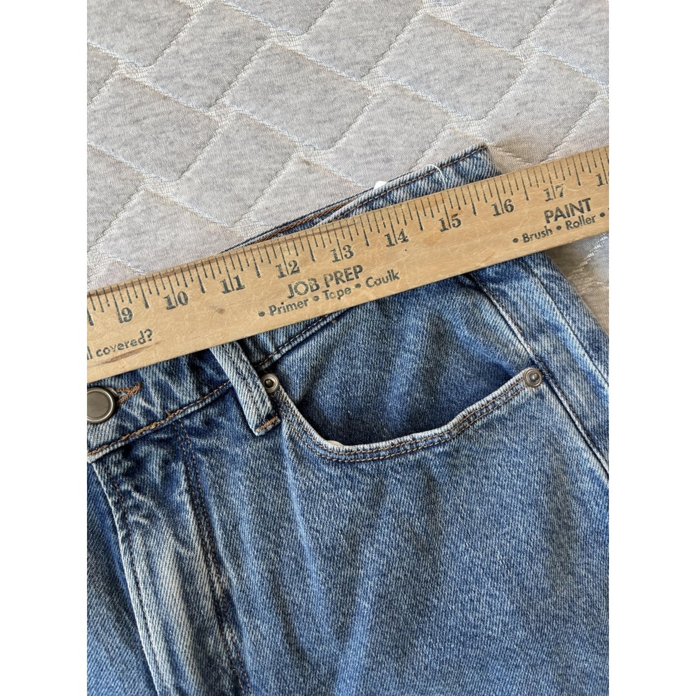 Good American Jeans Womens 6/28 Blue High Rise Paneled Wide Leg Denim Baggy - Picture 10 of 10